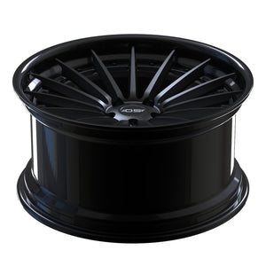 OS Forged Wheels Fi02 Satin Black Gloss Black Lip