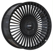 OS Wheels FF04 Flow Forged Gloss Black with Floating Caps